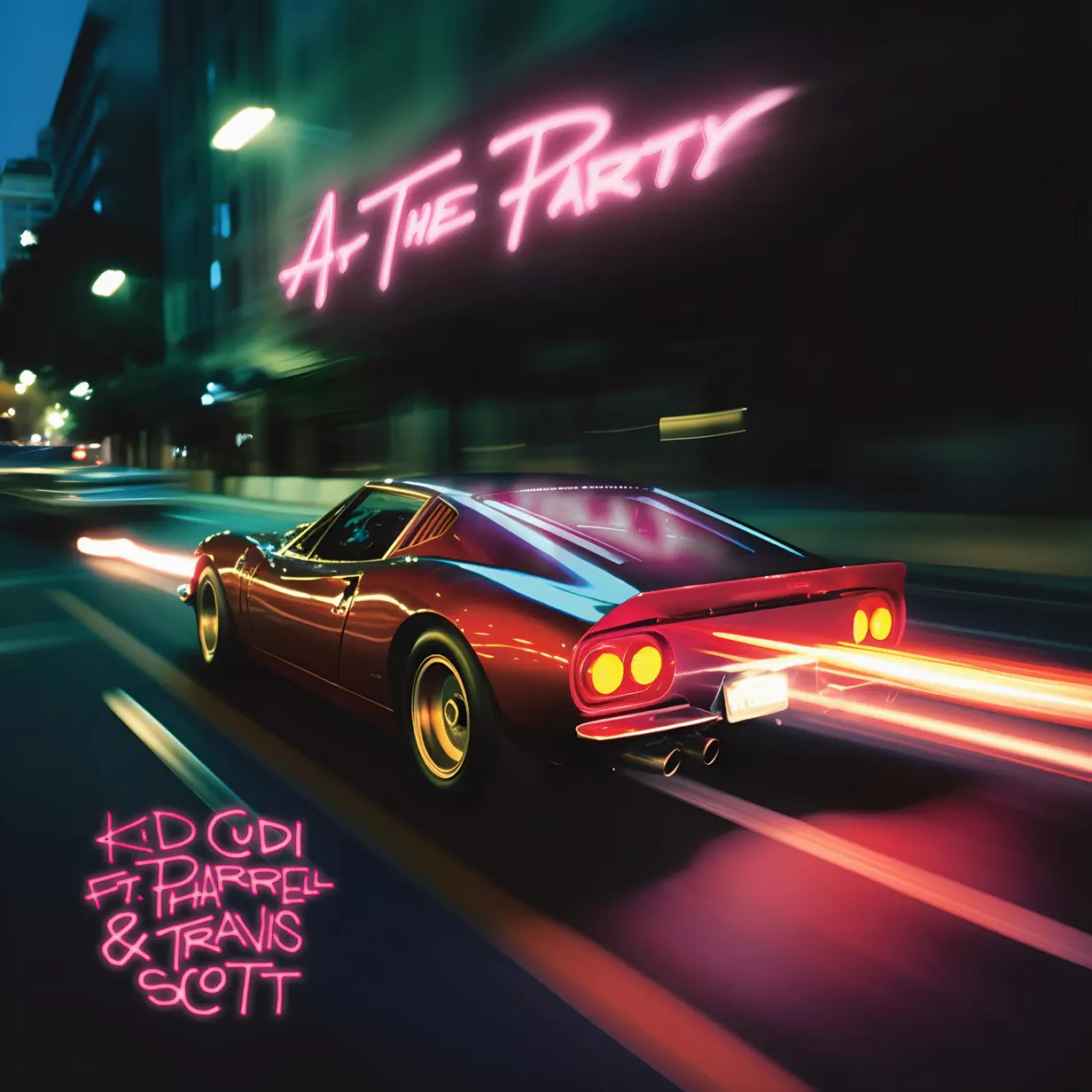 Kid Cudi’s “At The Party“ Free Download MP3 feat Pharrell & Travis Scott